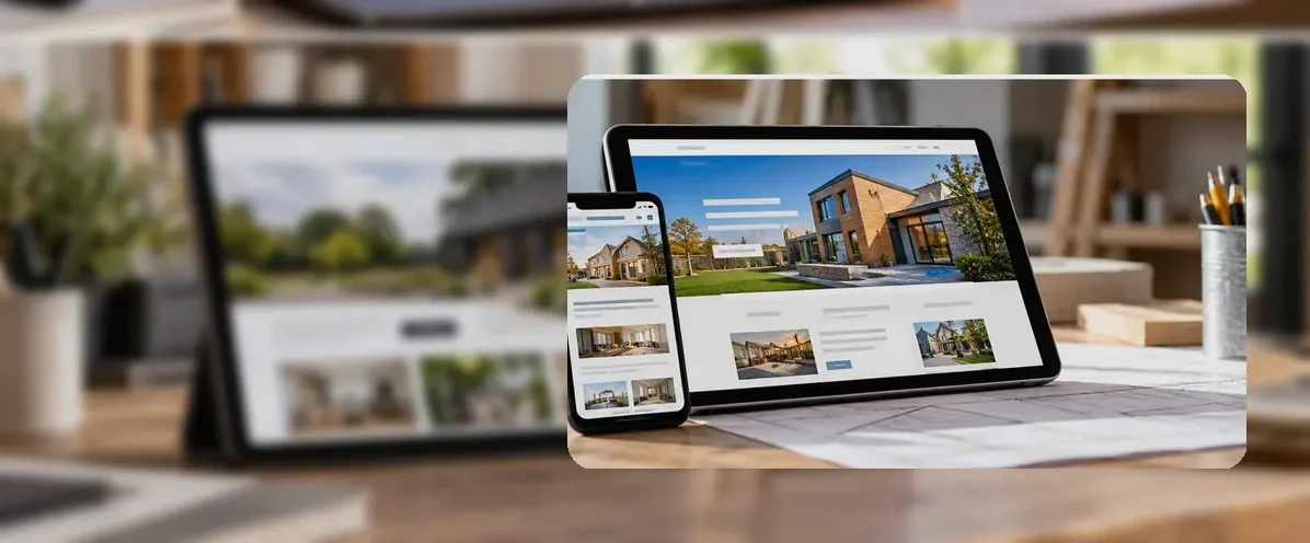 AI-generated illustration of responsive website design for a small business serving Southampton.