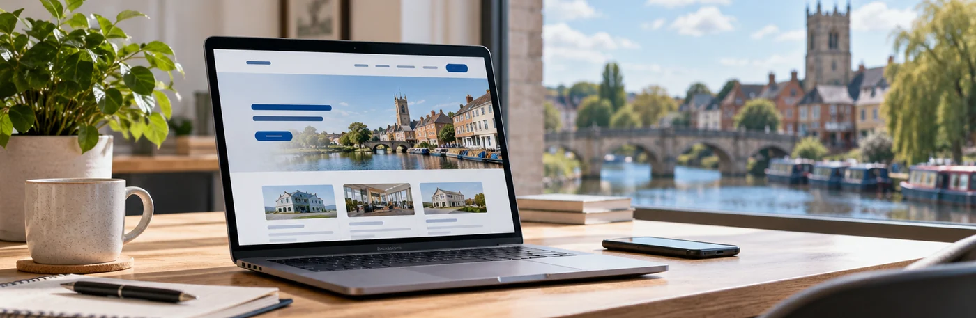 AI-generated website design concept for restaurants, cafés and independent hospitality venues.